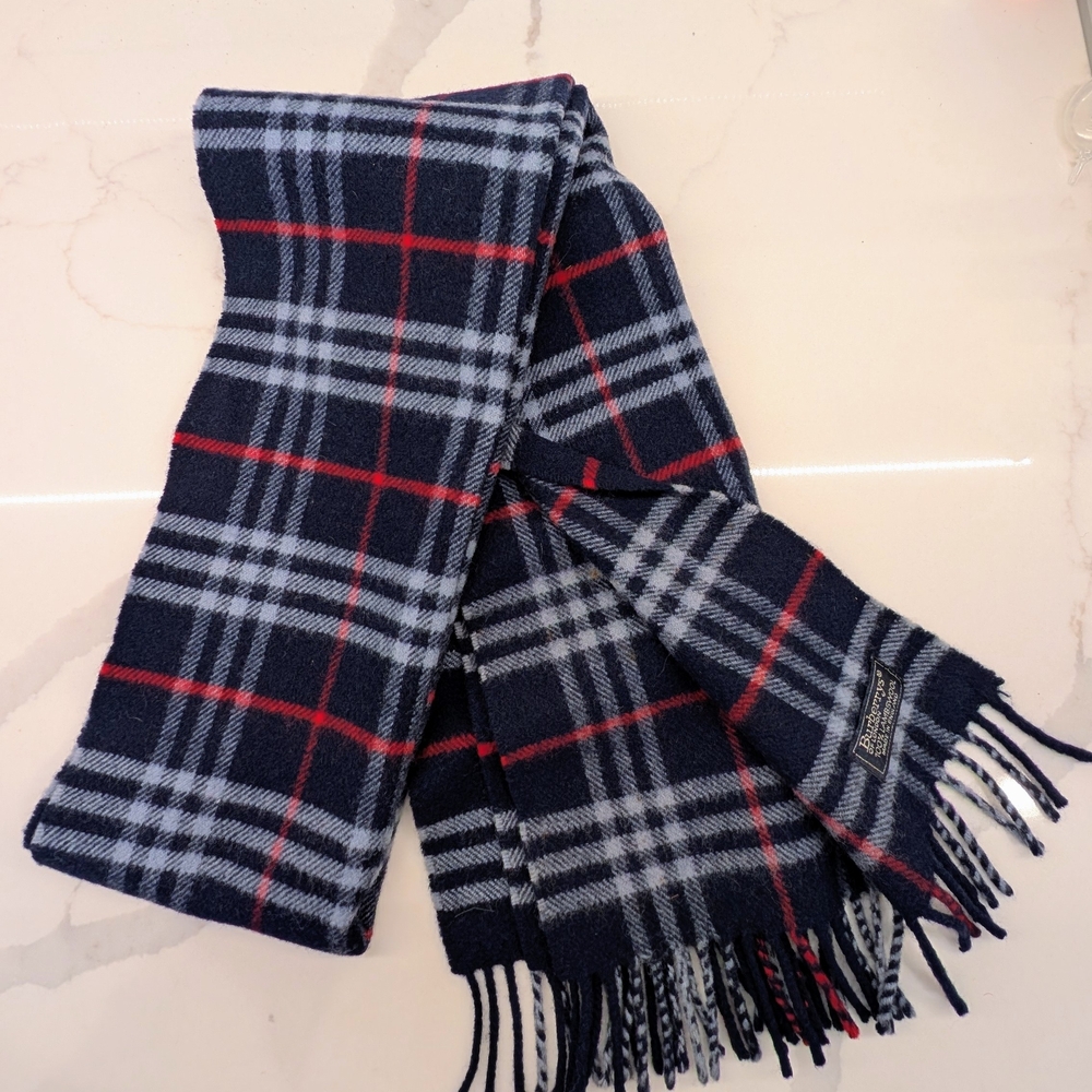 Burberry Blue Nova Check Scarf